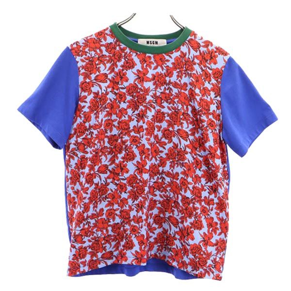 MSGM エムエスジーエム 半袖 Tシャツ S ブルー系 レディース