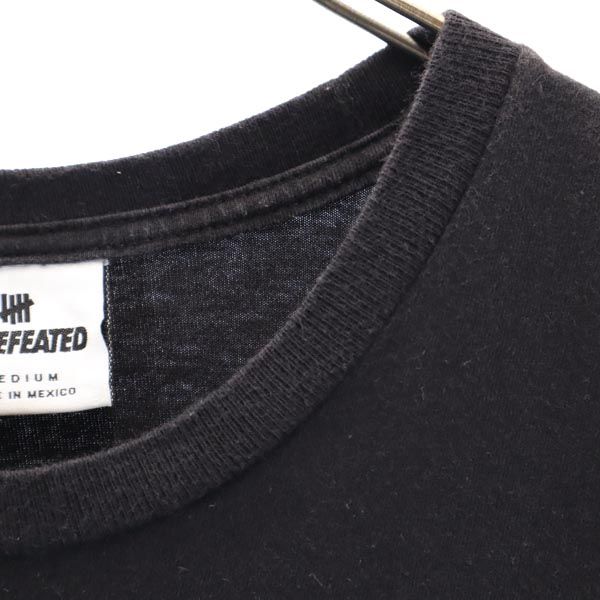 UNDEFEATED アンディフィーテッド ロゴプリント 半袖 Tシャツ M ブラック系 メンズ