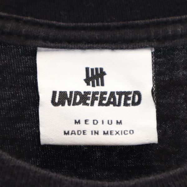 UNDEFEATED アンディフィーテッド ロゴプリント 半袖 Tシャツ M ブラック系 メンズ