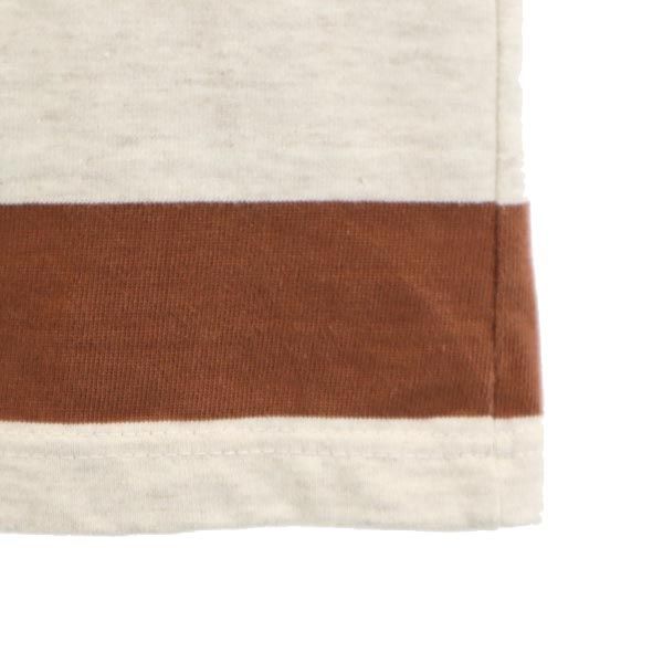 SAINT JAMES セントジェームス ボーダー 半袖 Tシャツ XXS ブラウン系 レディース