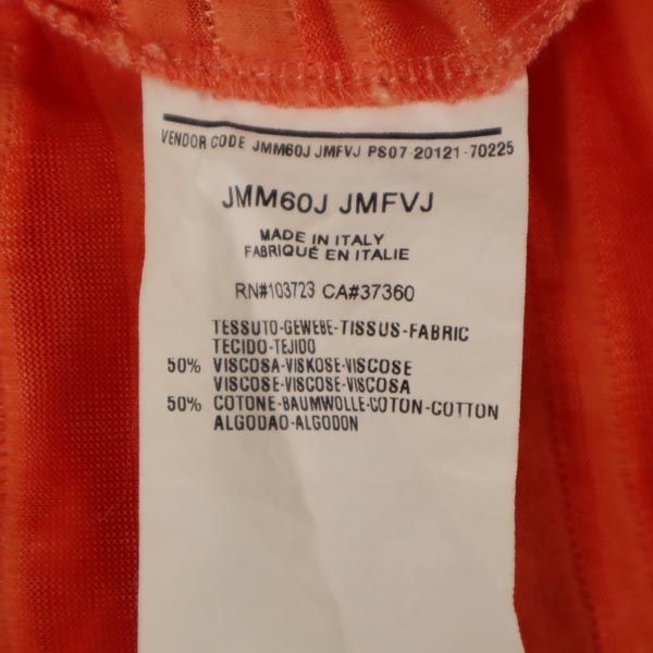ARMANI アルマーニ 半袖 カットソー 42 オレンジ レディース