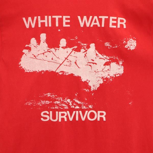 Hanes ヘインズ 80s 90s USA製 ヴィンテージ プリント 半袖 Tシャツ M レッド系 レディース