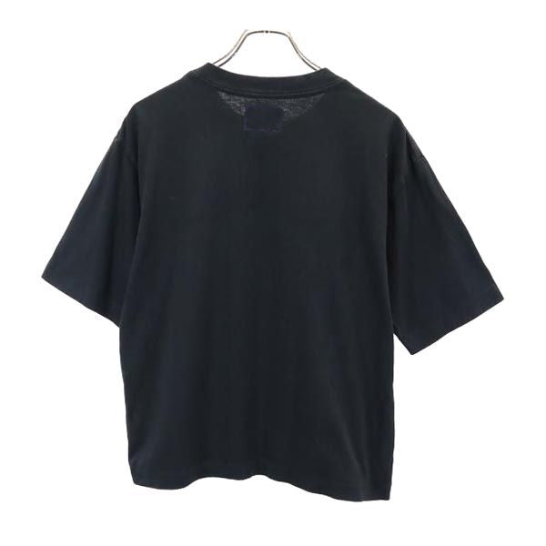 THE NORTH FACE ザノースフェイス 日本製 NT3128T プリント 半袖 Tシャツ WS 黒 ユニセックス アウトドア メンズ