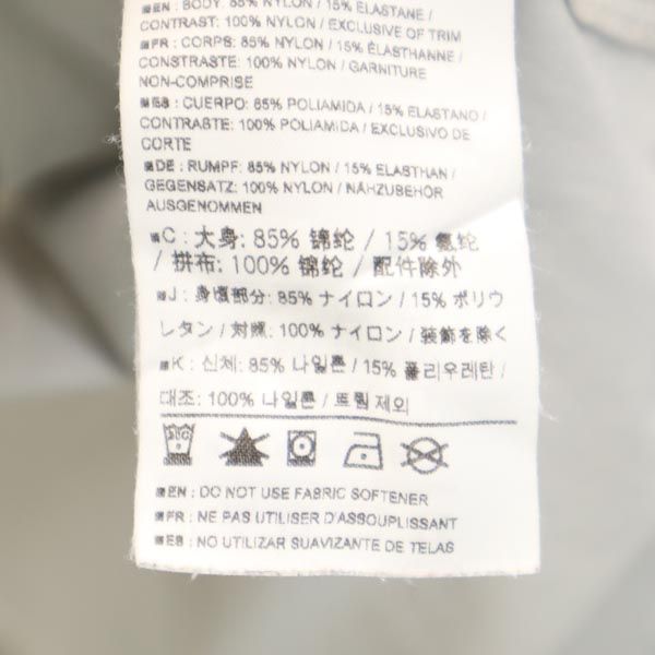 ARC'TERYX アークテリクス ナイロン混 ロゴ ハーフジップ アウトドアジャケット M グレー系 プルオーバー フード レディース