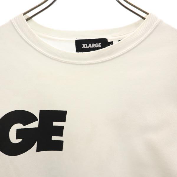 XLARGE エクストララージ ロゴプリント 半袖 Tシャツ S ホワイト系 メンズ