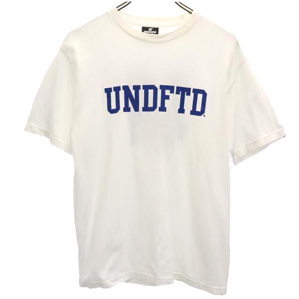 UNDEFEATED アンディフィーテッド ロゴプリント 半袖 Tシャツ S ホワイト系 メンズ