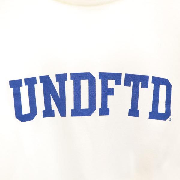 UNDEFEATED アンディフィーテッド ロゴプリント 半袖 Tシャツ S ホワイト系 メンズ