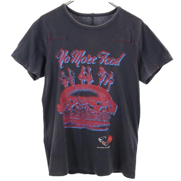 MARITHE + FRANCOIS GIRBAUD マリテフランソワジルボー プリント 半袖 Tシャツ S ブラック系 メンズ