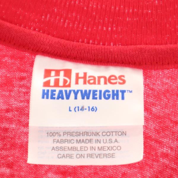 Hanes ヘインズ 90s 1999年 グレイトフル・デッド プリント 半袖 Tシャツ L(14-16) レッド系 キッズ