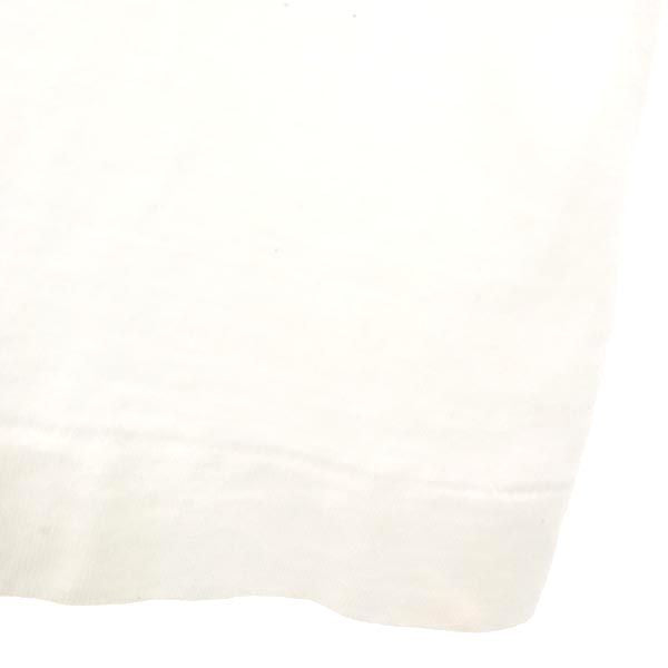 A BATHING APE アベイシングエイプ 日本製 プリント 半袖 Tシャツ L 白 メンズ