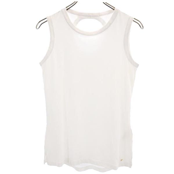 Kate Spade ケイトスペード バックリボン タンクトップ S 白 ノースリーブ レディース