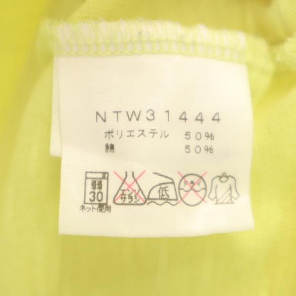 THE NORTH FACE ノースフェイス NTW31444 半袖 Vネック Tシャツ L イエロー系 レディース