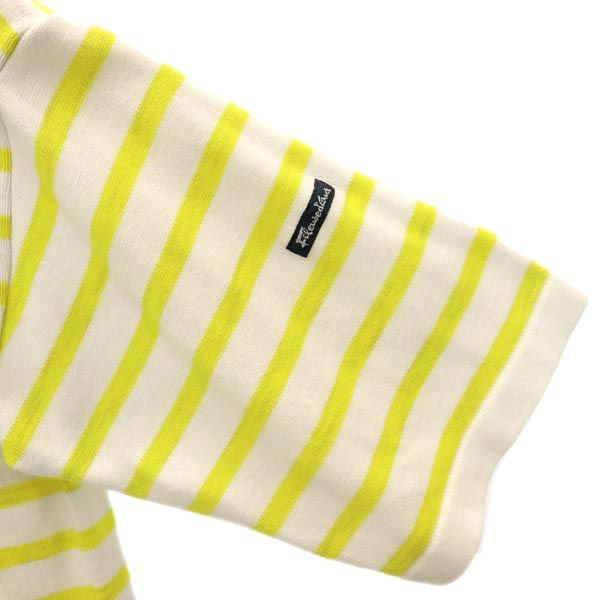 フィールズダルボー フランス製 ボーダー 半袖 Tシャツ M イエロー系 Fileuse d’Arvor メンズ