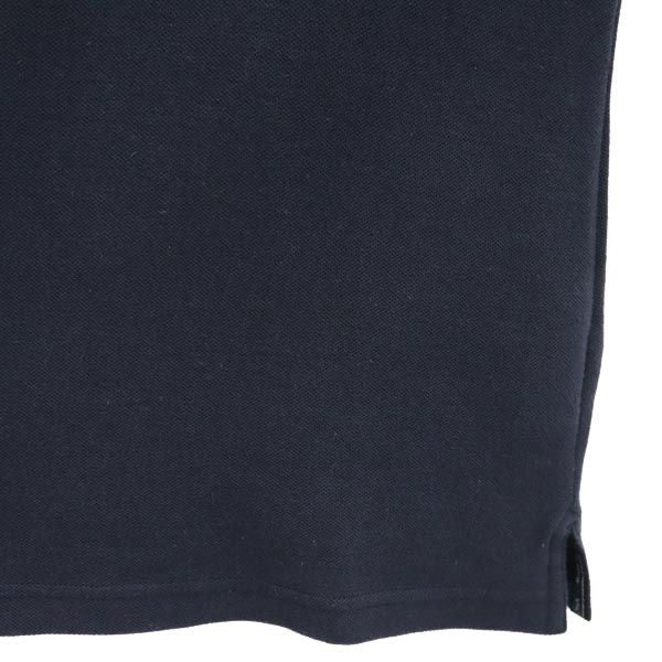 MARK&LONA マークアンドロナ 日本製 ゴルフ 半袖 ポロシャツ S ネイビー 鹿の子 レディース