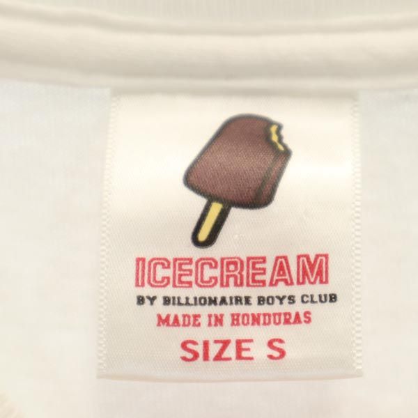 ICE CREAM アイスクリーム プリント 半袖 Tシャツ S ホワイト系 メンズ