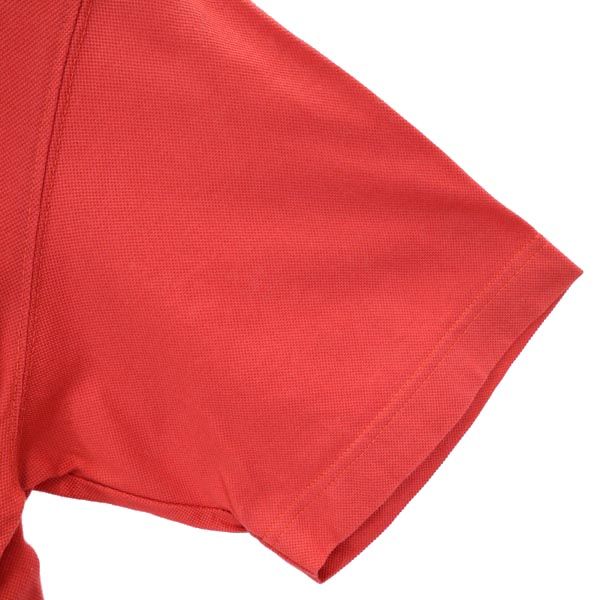 Aquascutum アクアスキュータム 日本製 半袖 ポロシャツ レッド系 レディース