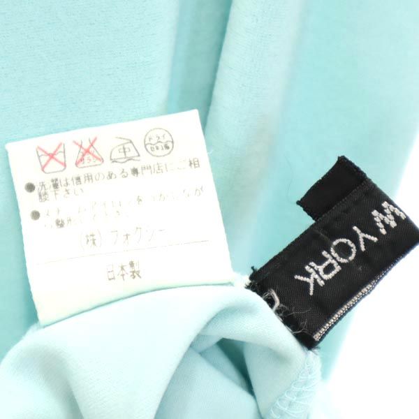 FOXEY NEW YORK フォクシーニューヨーク 日本製 ノースリーブ カットソー 40 ブルー系 レディース