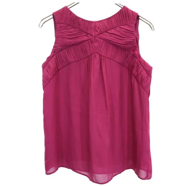 BURBERRY バーバリー 日本製 三陽商会 ノースリーブ カットソー 38 パープル系 レディース