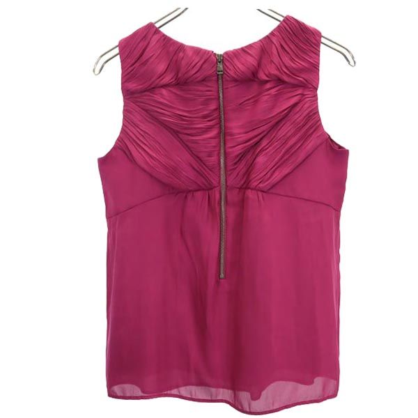 BURBERRY バーバリー 日本製 三陽商会 ノースリーブ カットソー 38 パープル系 レディース