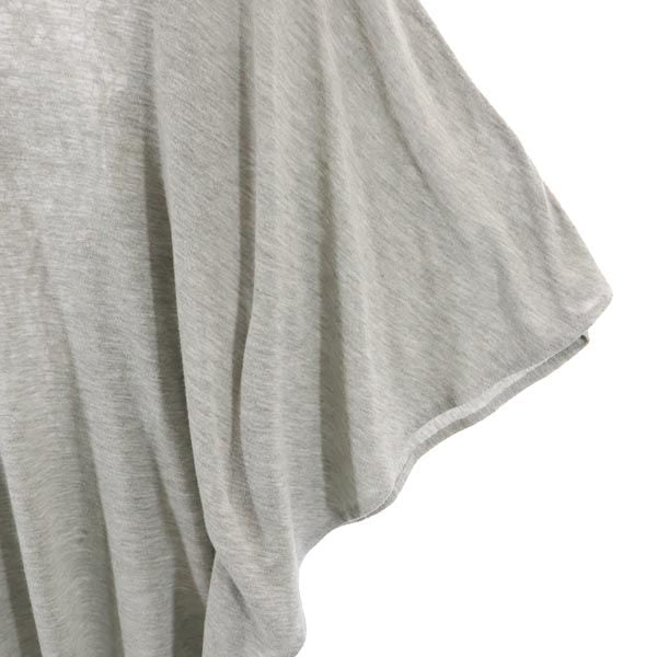DOROA ドロア 半袖 バックレース カットソー M グレー系 レディース