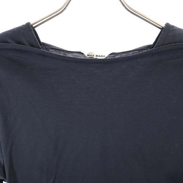 MAX MARA マックスマーラ 7分袖 カットソー 9 ブラック系 レディース