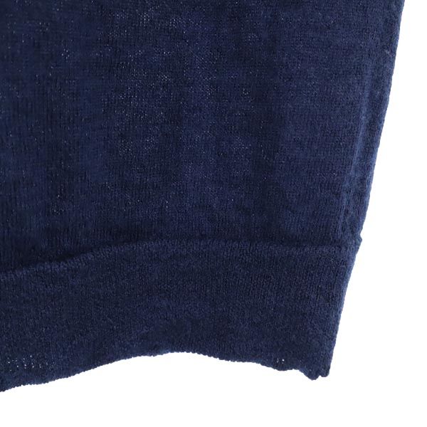 ENFOLD エンフォルド カシミヤブレンド ノースリーブ ニット 38 ネイビー系 ベスト セーター レディース