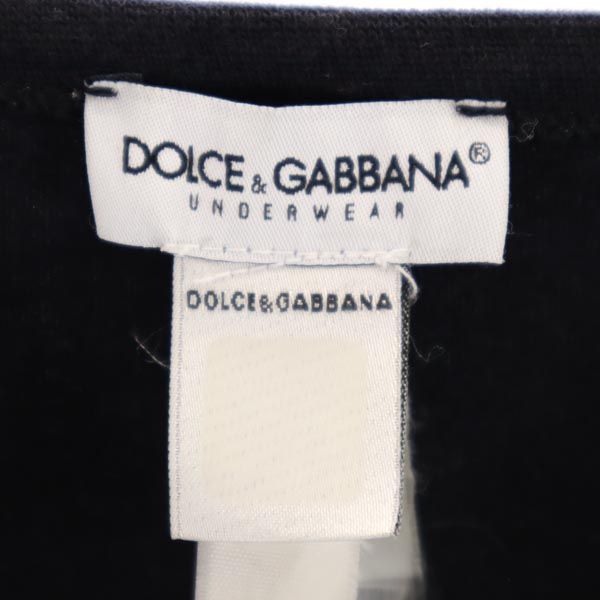ドルチェアンドガッバーナ 半袖 Vネック Tシャツ EU S ブラック系 DOLCE&GABBANA レディース