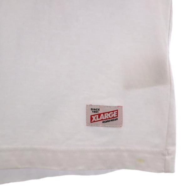 XLARGE エクストララージ プリント 半袖 Tシャツ XL ホワイト系 メンズ