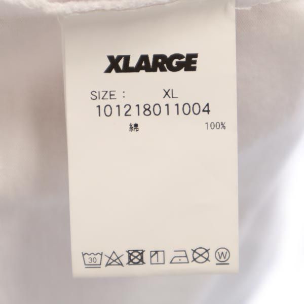 XLARGE エクストララージ プリント 半袖 Tシャツ XL ホワイト系 メンズ