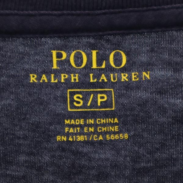 POLO RALPH LAUREN ポロラルフローレン 半袖 Vネック Tシャツ S ネイビー系 メンズ
