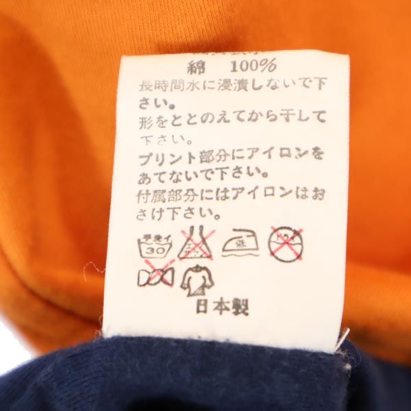 A BATHING APE アベイシングエイプ 日本製 プリント 半袖 リバーシブル Tシャツ S オレンジ系 メンズ