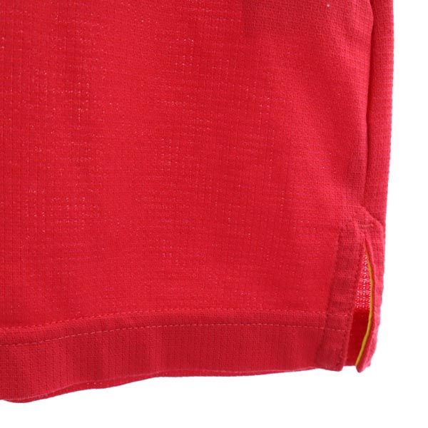 MASTER BUNNY EDITION マスターバニーエディション 日本製 ゴルフ 半袖 ポロシャツ 4 赤 メンズ