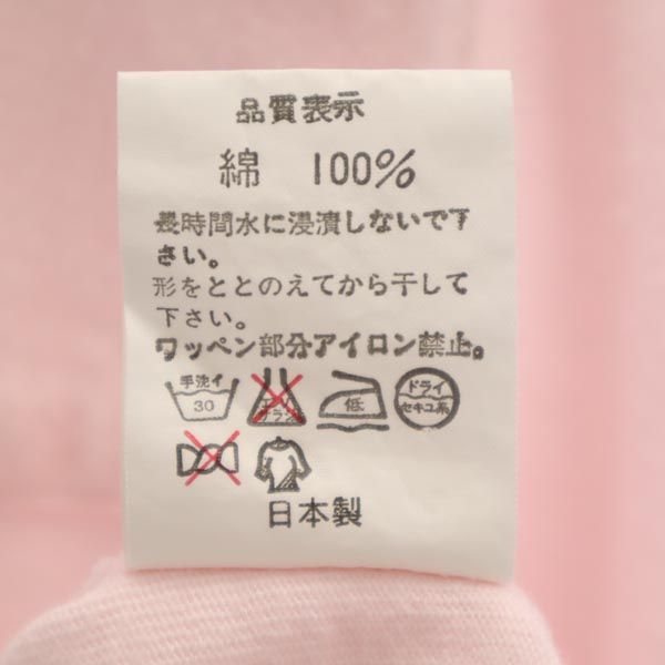 A BATHING APE アベイシングエイプ 日本製 半袖 Tシャツ S ピンク クルーネック メンズ