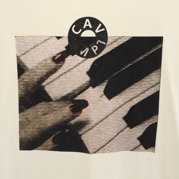 C.E シーイー 日本製 プリント 半袖 Tシャツ S ホワイト メンズ