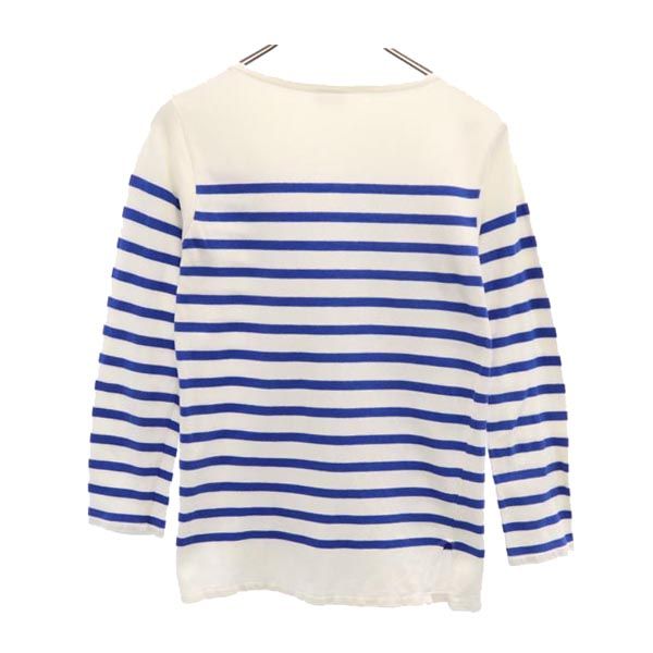 ORCIVAL オーシバル フランス製 ボーダー 長袖 バスクシャツ 白系 ロンT レディース