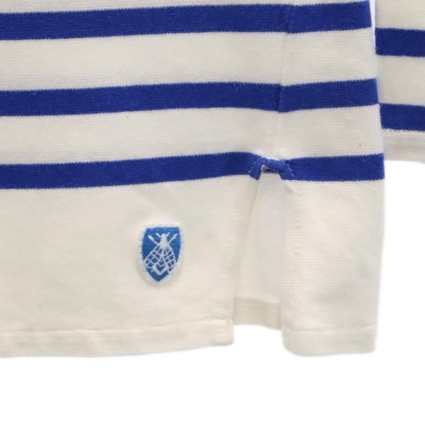 ORCIVAL オーシバル フランス製 ボーダー 長袖 バスクシャツ 白系 ロンT レディース