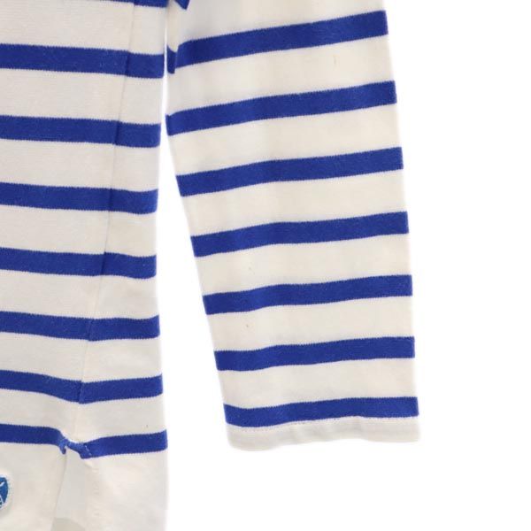 ORCIVAL オーシバル フランス製 ボーダー 長袖 バスクシャツ 白系 ロンT レディース