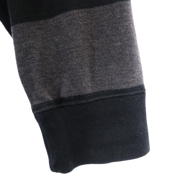 PEARLY GATES パーリーゲイツ 日本製 ボーダー ゴルフ 7分袖 チュニック 1 グレー系 レディース