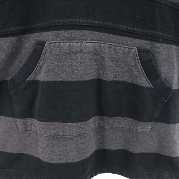 PEARLY GATES パーリーゲイツ 日本製 ボーダー ゴルフ 7分袖 チュニック 1 グレー系 レディース