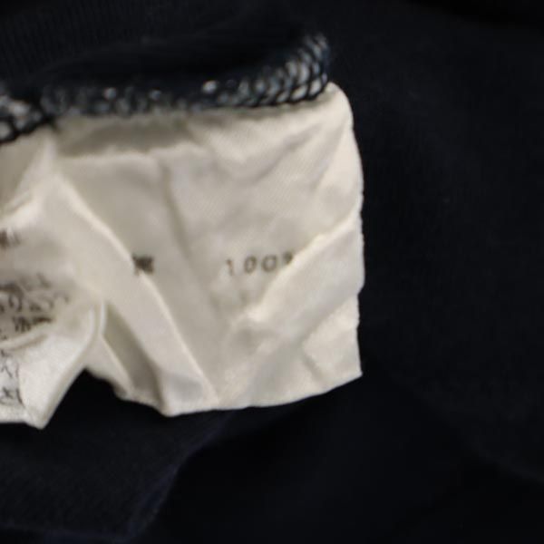 Emporio Armani エンポリオアルマーニ 半袖 Vネック Tシャツ M ネイビー レディース