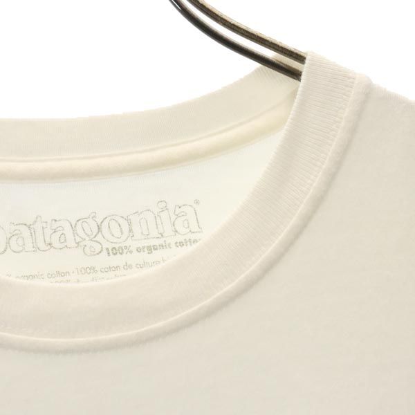 patagonia パタゴニア プリント 半袖 Tシャツ XS ホワイト系 アウトドア メンズ