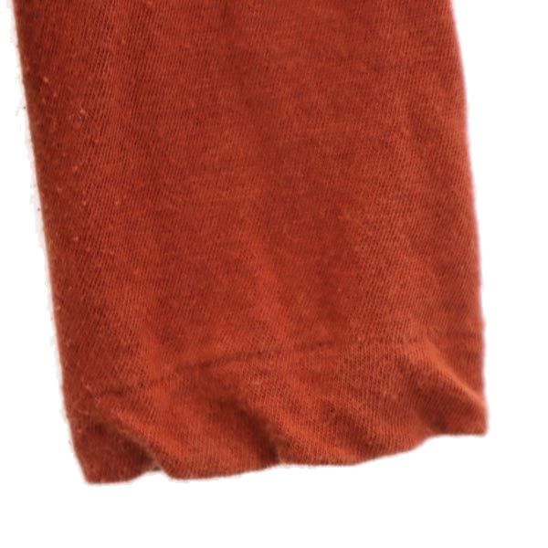 YAECA ヤエカ 日本製 長袖 Tシャツ M ブラウン系 胸ポケット ロンT メンズ