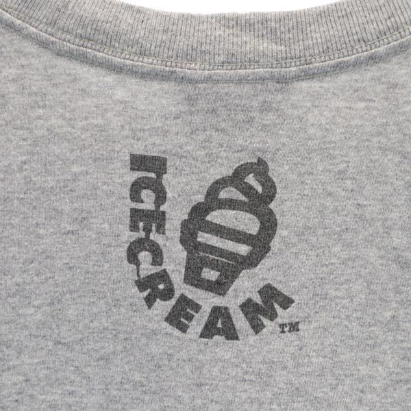 ICE CREAM BILLIONAIRE BOYS CLUB アイスクリーム ビリオネアボーイズクラブ 日本製 プリント 半袖 Tシャツ S グレー系 メンズ