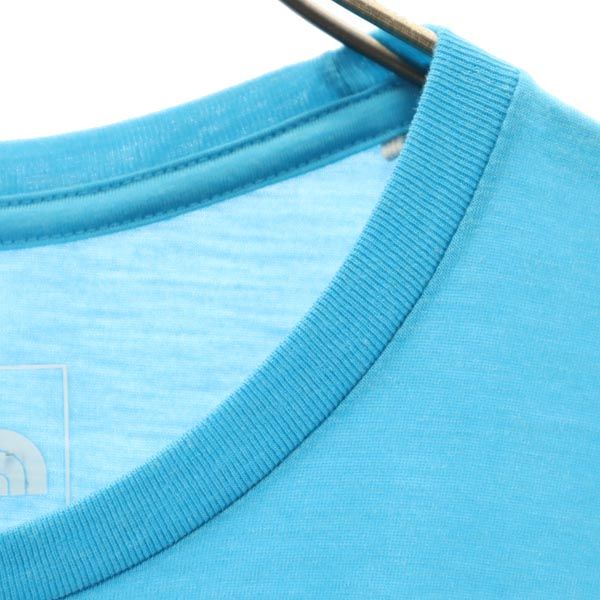 THE NORTH FACE ノースフェイス NT32183 バックプリント 半袖 Tシャツ M ブルー系 アウトドア メンズ