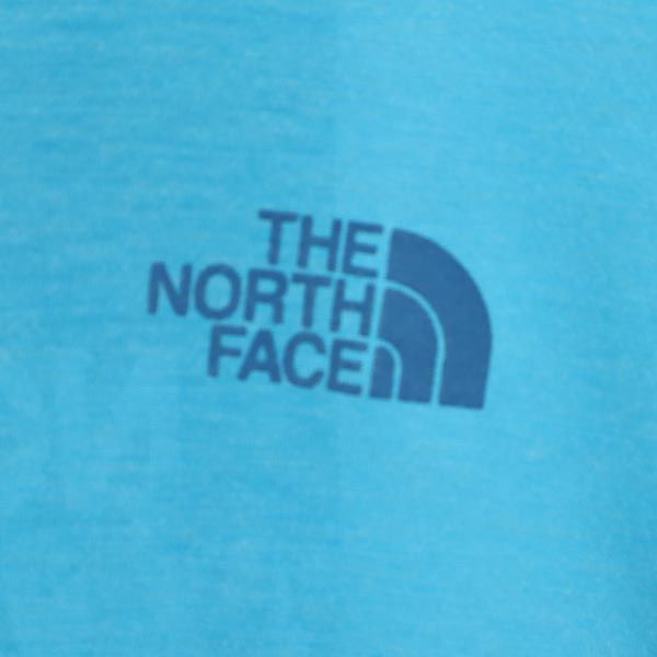 THE NORTH FACE ノースフェイス NT32183 バックプリント 半袖 Tシャツ M ブルー系 アウトドア メンズ