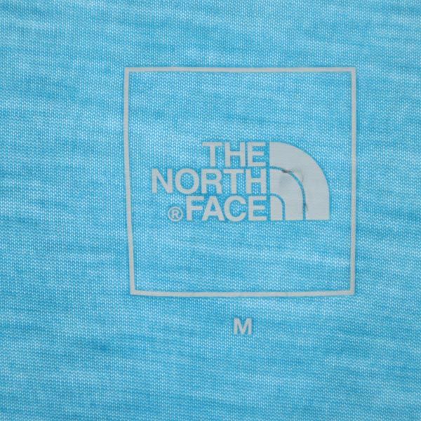 THE NORTH FACE ノースフェイス NT32183 バックプリント 半袖 Tシャツ M ブルー系 アウトドア メンズ