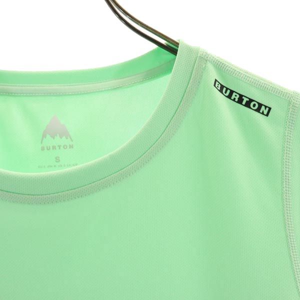 BURTON バートン 半袖 Tシャツ S グリーン系 クルーネック ドライ 速乾 メンズ
