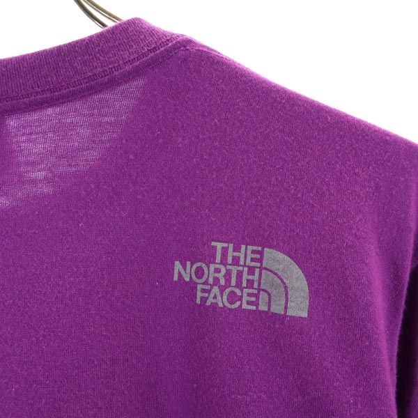 THE NORTH FACE ノースフェイス NT32900 半袖 Tシャツ S パープル アウトドア クルーネック メンズ