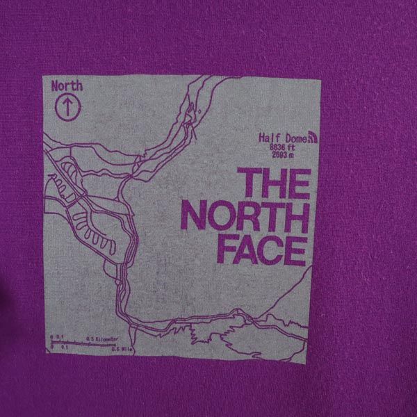 THE NORTH FACE ノースフェイス NT32900 半袖 Tシャツ S パープル アウトドア クルーネック メンズ