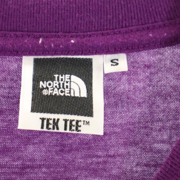 THE NORTH FACE ノースフェイス NT32900 半袖 Tシャツ S パープル アウトドア クルーネック メンズ